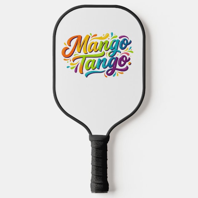 Mango Tango Tropical Vibes T-Shirt Pickleball Paddle (Front)