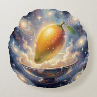Mango – Tropical Fruit Full of Flavor´4 Round Cushion