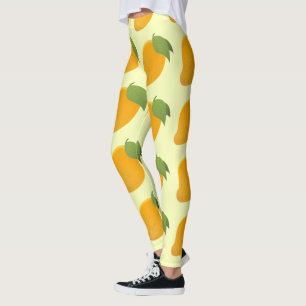 Mango Tropical Fruit Lovers Caribbean Summer Leggings