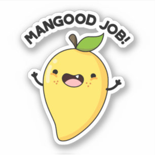 Mangood Job Funny Mango Fruit Pun 