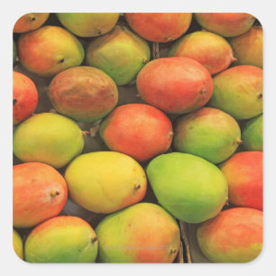 Mangos, Spain, Catalonia, Barcelona, La Boqueria Square Sticker