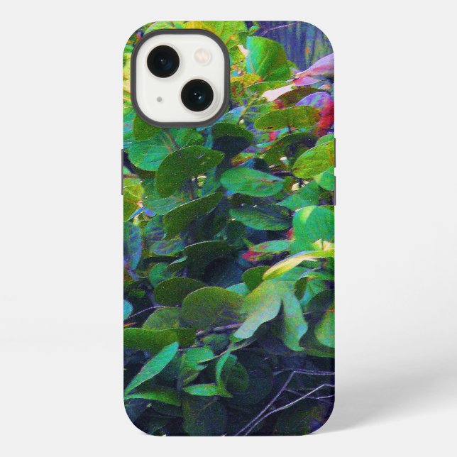 Mangrove Lagoon with Sea Grapes iPhone Case (Back)