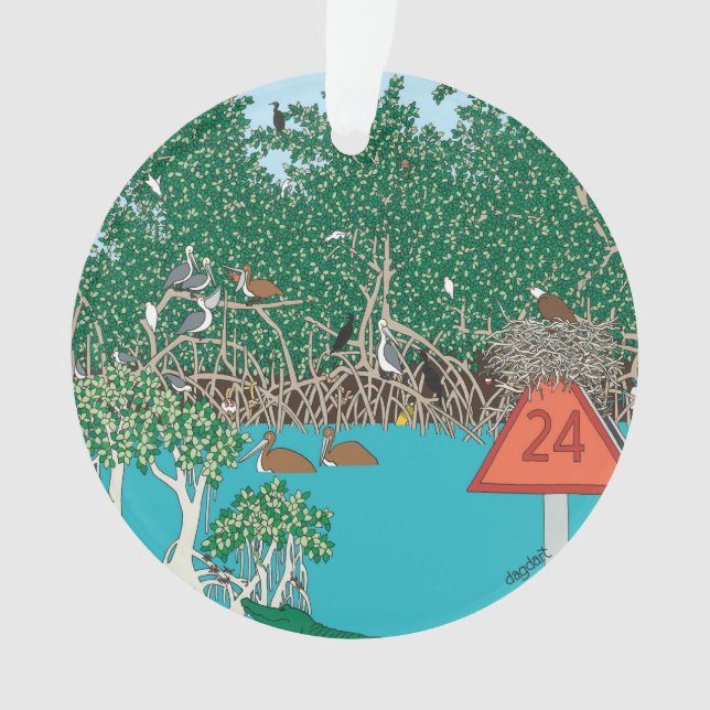 Mangroves Ornament (Front)