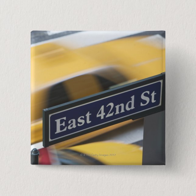 Manhattan 15 Cm Square Badge (Front)