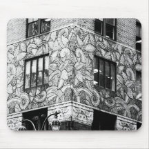 Manhattan Art Deco leafy frieze mousepad