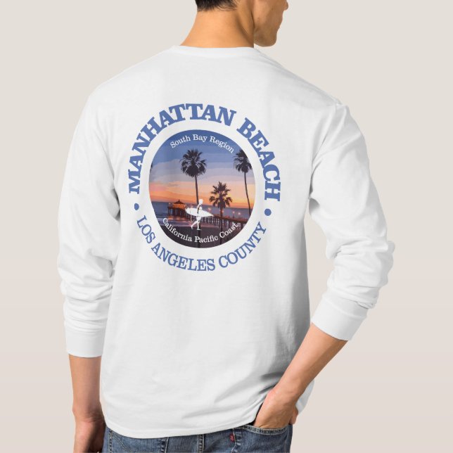 Manhattan Beach (C) T-Shirt (Back)