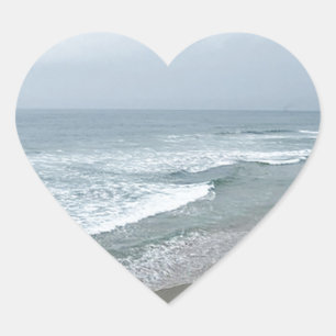 Manhattan Beach California Heart Sticker