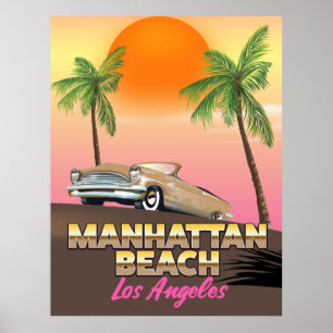 Manhattan beach Los Angeles Poster