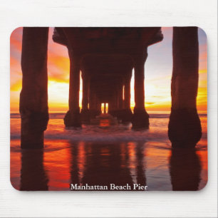Manhattan Beach Pier Mouse Pad