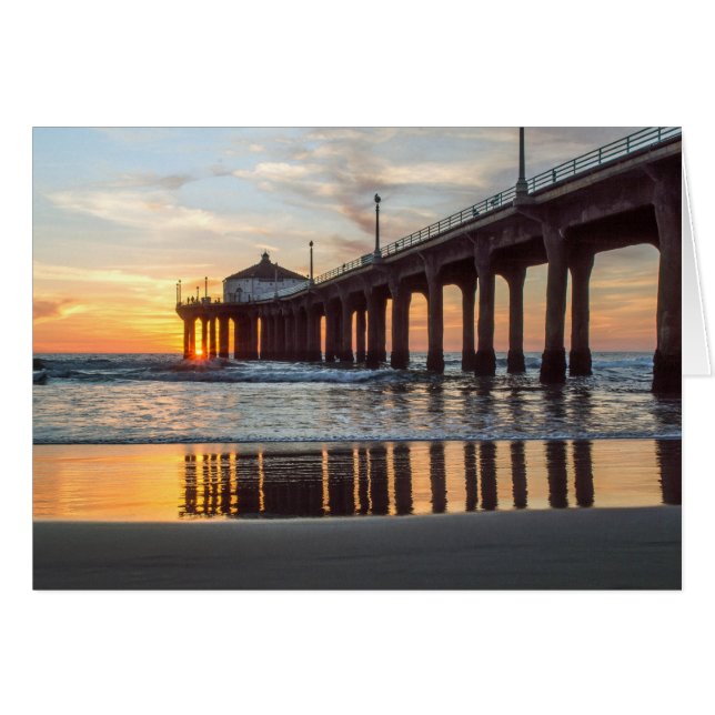 Manhattan Beach Pier Sunset (Front Horizontal)