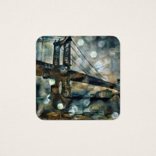 Manhattan bridge abstract