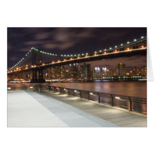 Manhattan Bridge and NYC Skyline