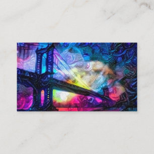 Manhattan bridge business card