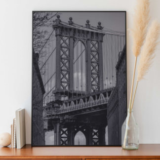 Manhattan Bridge, Dumbo, Brooklyn NYC Photograph Poster