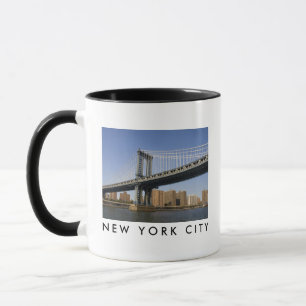 Manhattan Bridge the East River New York City Mug