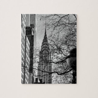 Manhattan Chrysler Building in Winter puzzle