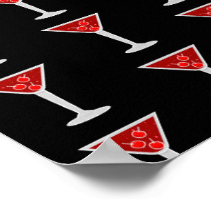 Manhattan Cocktail Bartender Alcohol Liquor Lovers Poster