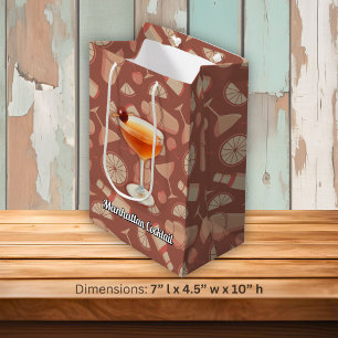 Manhattan Cocktail Medium Gift Bag