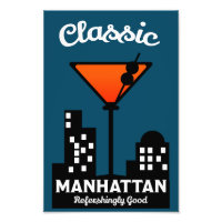 Manhattan Cocktail Wall Art