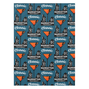 Manhattan Cocktail Wall Art Tablecloth