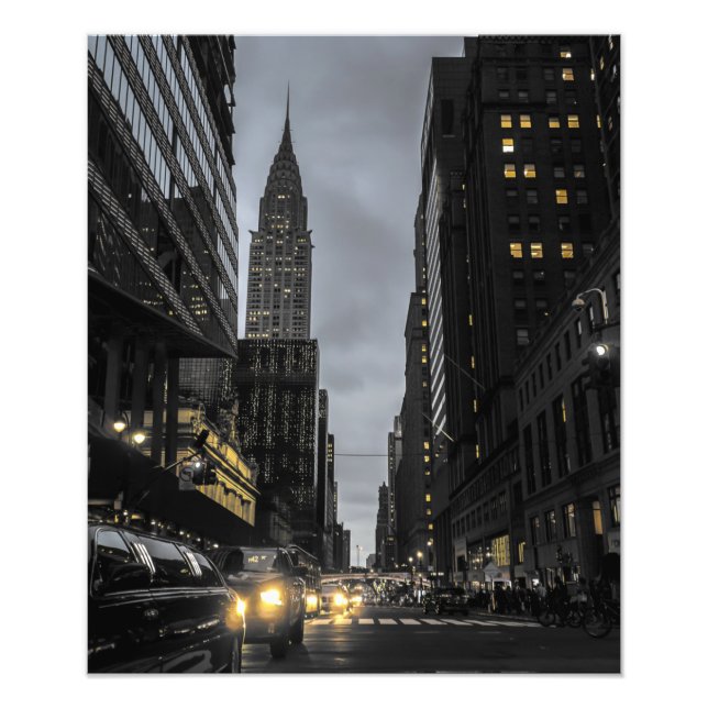 Manhattan Evening Photo Print (Front)