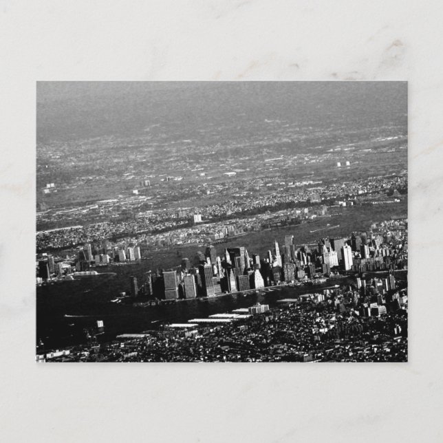 Manhattan from Above Postcard (Front)