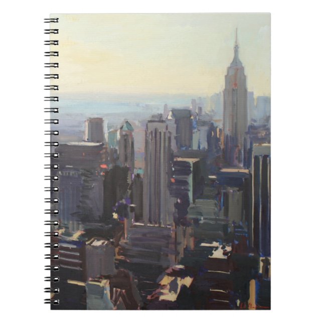 Manhattan from the Rockefeller Building 2012 Spiral Notebook (Front)