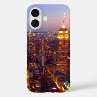 Manhattan illuminated iPhone 16 case