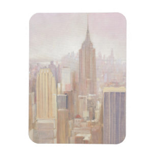 Manhattan in the Mist New York City Magnet