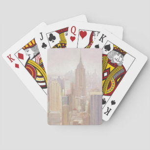 Manhattan in the Mist New York City Playing Cards