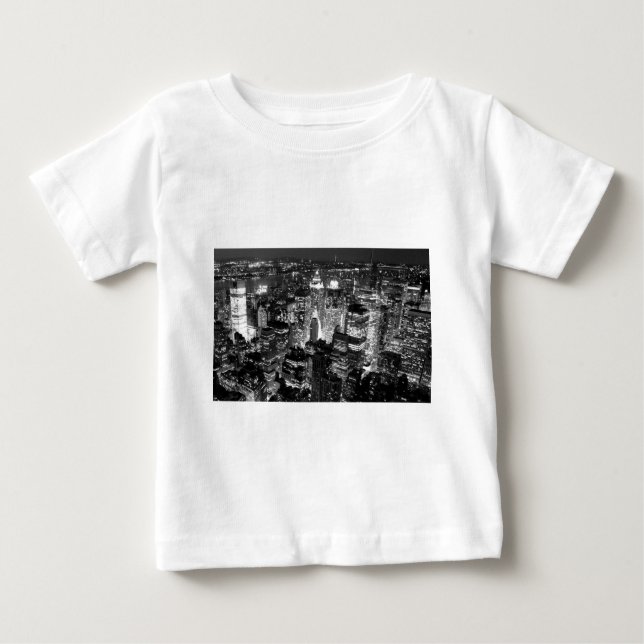 Manhattan New York City Baby T-Shirt (Front)