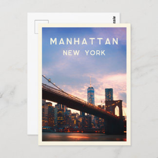 Manhattan - New York City Postcard