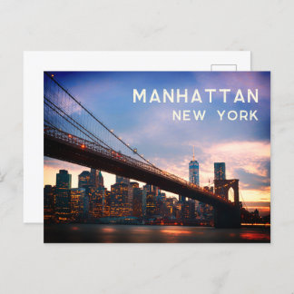 Manhattan - New York City Postcard