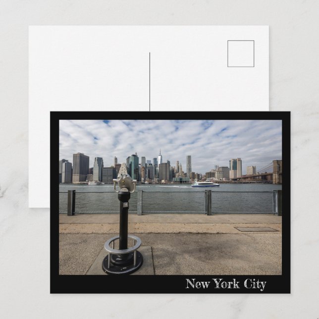 Manhattan, New York City Postcard (Front/Back)