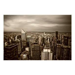 Manhattan New York City Poster