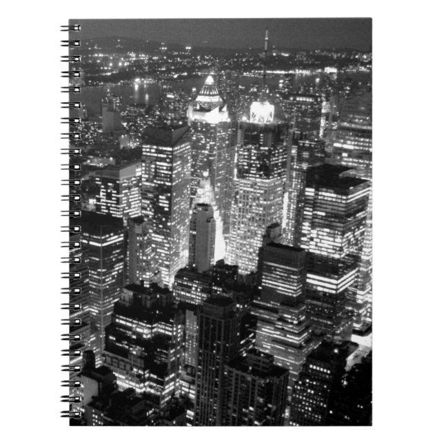 Manhattan New York City Spiral Notebook (Front)