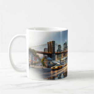 Manhattan Night Walker Broadway Lights Mug