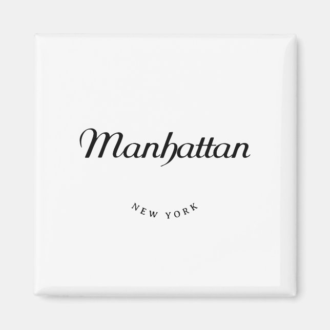 Manhattan NY Magnet (Front)