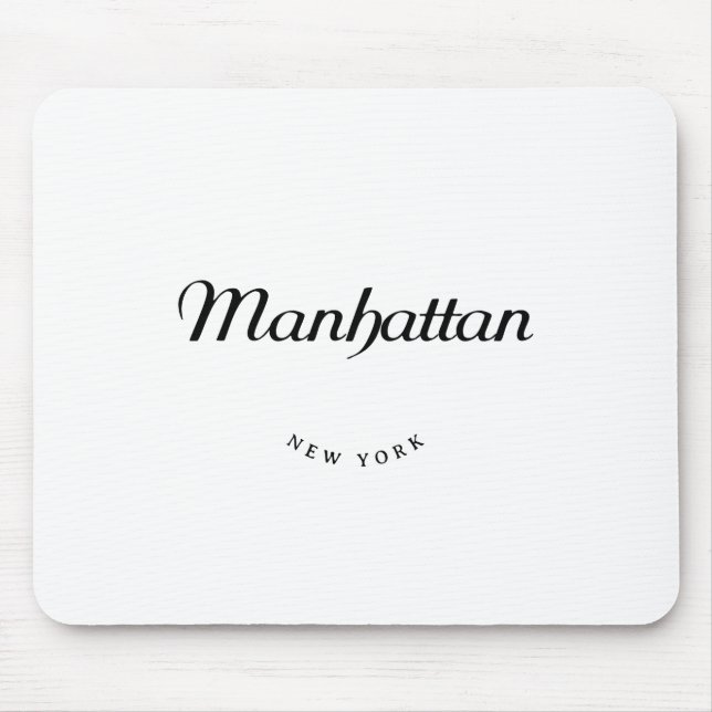 Manhattan NY Mouse Pad (Front)