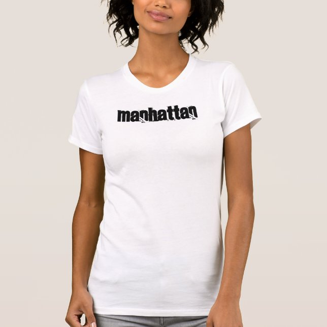 Manhattan Nyc New York City Bella Canvas T-Shirt (Front)