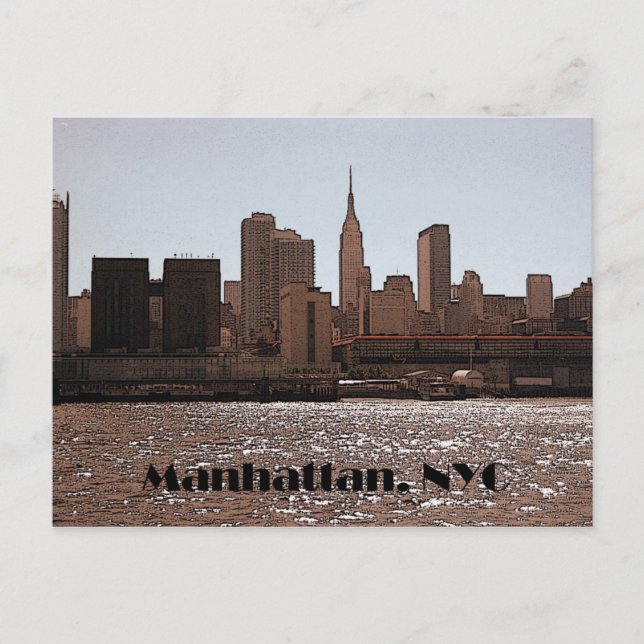 Manhattan postcard (Front)