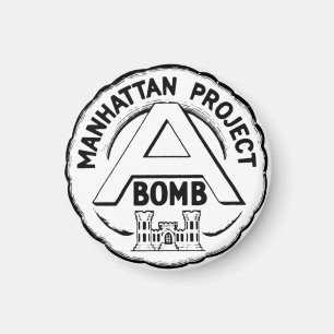 Manhattan Project Badge Magnet