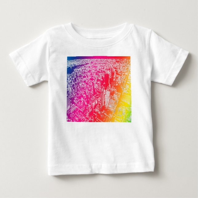 Manhattan rainbow baby T-Shirt (Front)