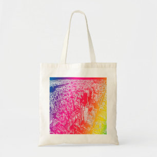 Manhattan rainbow tote bag