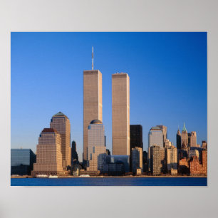 Manhattan Skyline and Hudson River, New York, 2 Poster