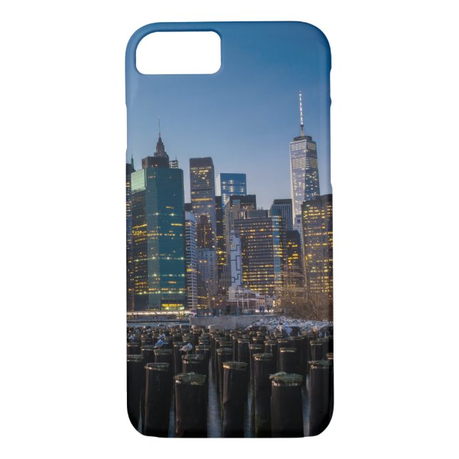 Manhattan Skyline IPhone Case (Back)