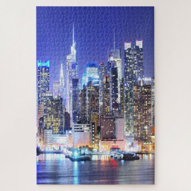 Manhattan Skyline Jigsaw Puzzle (Vertical)