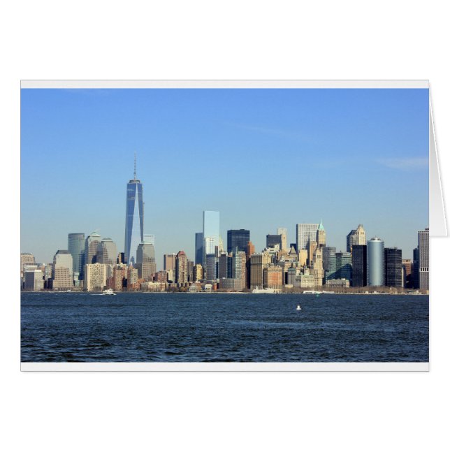 Manhattan Skyline New York City (Front Horizontal)