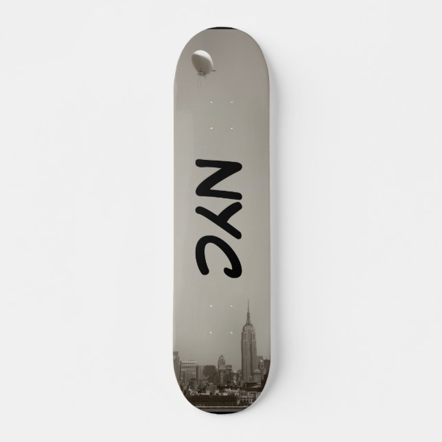 Manhattan skyline,  NYC Skateboard (Front)