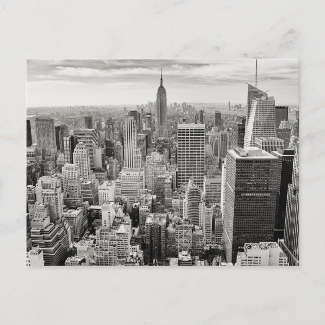 manhattan skyline postcard (Front)